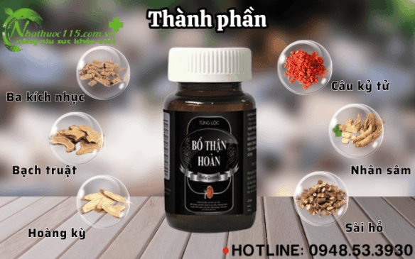 thanh phan chinh của bo than hoan tung loc