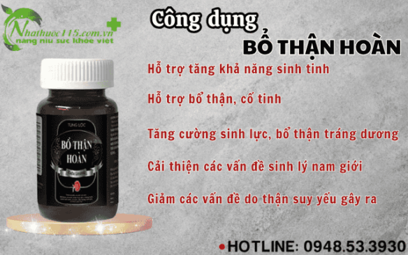 bo than hoan tung loc co cong dung gi?
