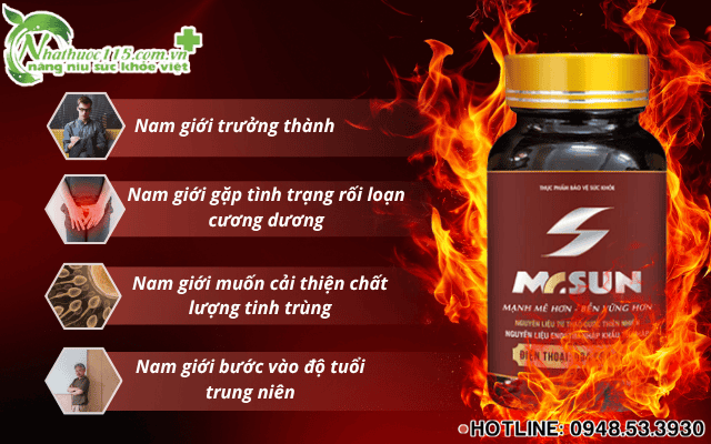 Đối tượng sử dụng Mr Sun