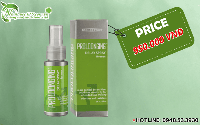 Proloonging Delay Spray for Men giá bao nhiêu? 
