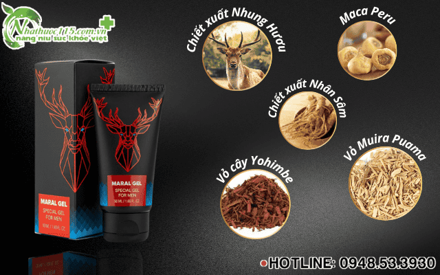 Thành phần chính của Maral Gel