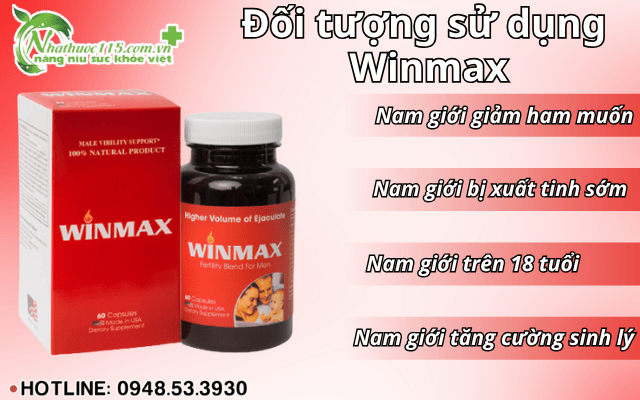 Đối tượng sử dụng Winmax