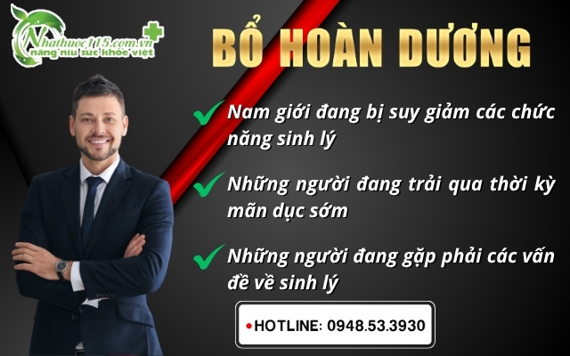 Đối tượng nên sử dụng viên uống Bổ Hoàn Dương Plus