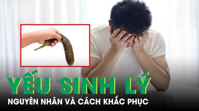 Tại sao nam giới lại gặp vấn đề về sinh lý?