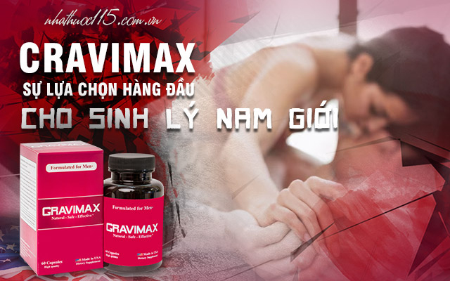 thuốc điều trị yếu sinh lý nam giới cravimax usa