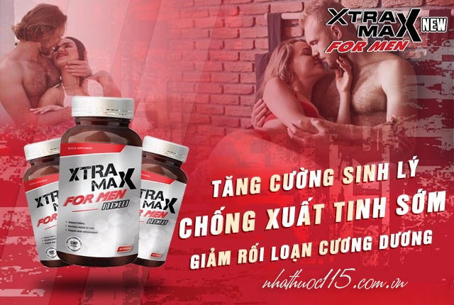 thuốc điều trị yếu sinh lý ở nam giới xtramax for men