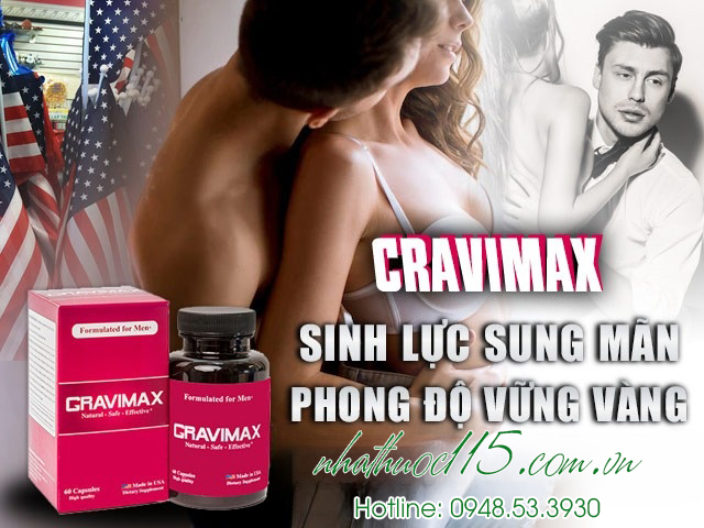 thuốc chữa yếu sinh lý nam Cravimax USA