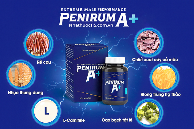 Thành phần chính của viên uống Penirum A+